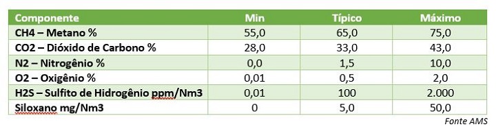 Composição do Biogás de Águas Residuárias